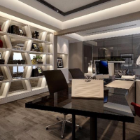 簡(jiǎn)單大氣的辦公室設(shè)計(jì)裝修